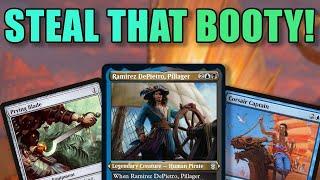 New Pirate Tribal Commander Is SWEET! | Ramirez DePietro, Pillager | Dominaria United | MTG #shorts