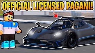 OFFICIAL LICENSED PAGANI UPDATE IN ROBLOX VEHICLE LEGENDS!