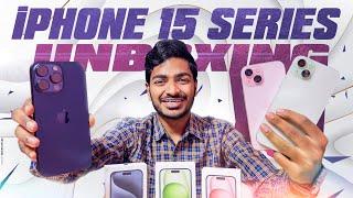 iPhone 15 Series Unboxing in ಕನ್ನಡ || 48MP Camera, Dynamic island, Type C, Action Button ||