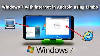 How to Run Windows 7 With Internet in Android Phone Using Limbo PC Emulator | Windows in Android