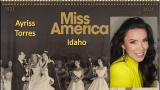 Miss America 1921-2021 - Contestant (Idaho - Ayriss Torres) / State Ranking 40/51