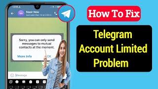 How To Fix Telegram Account Limited Problem || Telegram Limited Problem