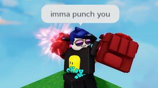 This Warfist Glove is INSANE.. in Roblox Bedwars!