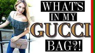 THE PERFECT BAG?! | WHAT'S IN MY GUCCI MARMONT MATELASSE SHOULDER BAG