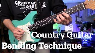 Country Guitar Bending Technique