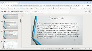 2024 QuickBooks Online ProAdvisor Exam Section 3