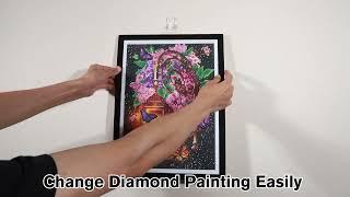 Magnetic Diamond Painting Frames 30x40cm. New PVC & Magnets diamond art frame. Unique and creative