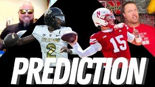 NEBRASKA VS COLORADO Prediction! Adam Carriker & (Former Buff) Matt McChesney ARGUE Huskers & Buffs!