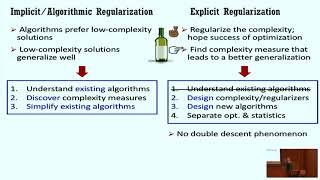 Designing explicit regularizers for deep models? - Tengyu Ma