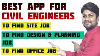 Best APP for Civil Engineers to Find Genuine Job | Job Buildo