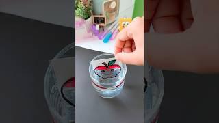 The disappearing red apple is a fun and interesting parent handicraft #shorts #diy #youtubeshorts