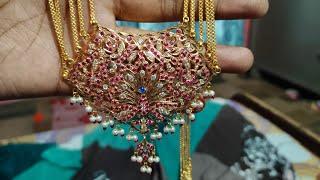 Subhash Sethi jewellers  is live! gold making necklace Rani har design