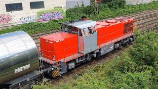 Feel the power of the MaK G 1206 Modern Diesel Locomotice pulling gas tank cars - Germany