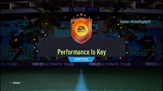 Performance is Key SBC - CHEAPEST METHOD!!! | FIFA 22