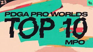 Top 10 MPO Shots from the 2023 PDGA Pro World Championships | Jomez Disc Golf Highlights