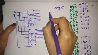 4 to 16 decoder using 3 to 8 decoders