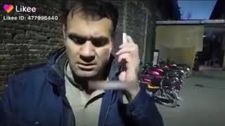 Pakistani man making traffic sound