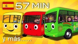 The Wheels on the Bus | And many more children's songs | 57 min of LittleBabyBum!