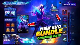 New Winterland Evo Bundle (Confirm Date)  | Aurora Shade Bundle Free Fire | Free Fire New Event