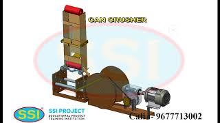 New and Low cost Mechanical Engineering Projects for Students / Can Crusher