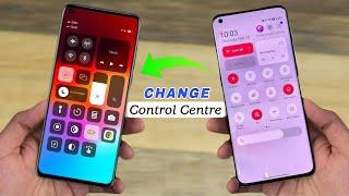 iOS 17 Control center for Any Realme Oppo And OnePlus devices  