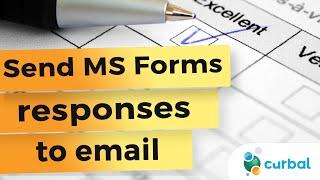 Send MS Forms responses to email using Flow