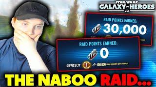 Is the Naboo Raid WORSE Than The ENDOR Raid in SWGoH? First Time Playing!