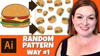 How to Create a Random Pattern in Adobe Illustrator 2019 - Seamless & Rotate Pattern  Illustrator