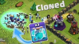 YOU WON'T BELIEVE WHAT CLONE SPELL CAN DO | CLASH OF CLANS