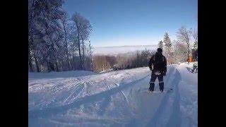 Skiing on Sljeme Zagreb GOPRO