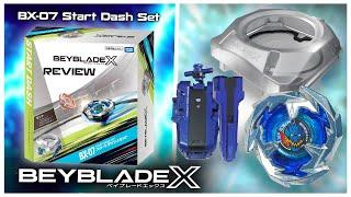 STRING LAUNCHER!!! NEW BEYBLADE X Start Dash Set BX-07 Unboxing Review