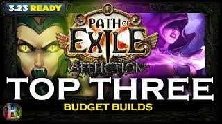 [PoE 3.23] TOP 3 BUDGET BUILDS - PATH OF EXILE - POE AFFLICTION LEAGUE - POE BUILDS