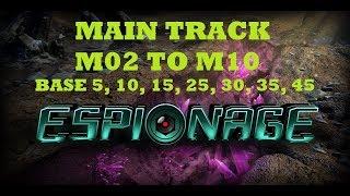 War Commander Espionage event December 2017 Main Track M02 to 10