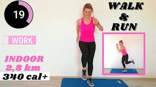 Walk and Run Workout35 Min Indoor Running WorkoutWalk and Run in Place for Weight Loss