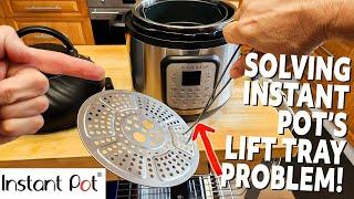 EASY SOLUTION for INSTANT POT Airfryer lift tray problem!!