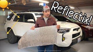 DIY Reflectix window inserts! Keep heat in during winter, or out in summer!