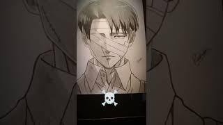 Levi Ackerman || Drawing #anime #shorts #drawing