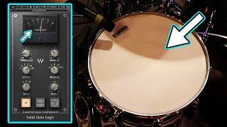 Compressing Snare Drum For Punch & Fatness