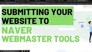 Submitting your Website to Naver Webmaster Tools | Naver Search Advisor