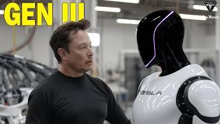 Elon Musk ANNOUNCES New Tesla Bot 2.0 - Optimus Gen 3! BIG Upgrade Design & Features ! DECEMBER!