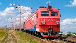 ЭП1-343 с Пассажирским поездом 353Е Пермь — Адлер