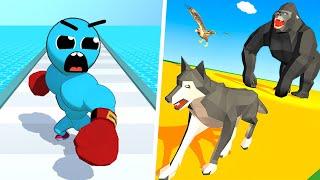 Level Up Runner | Epic Animal Hop & Smash Run 3D - Gameplay Walkthrough Max Levels (Part 1)