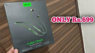 Mivi Collar Classic Neckband with Fast Charging Bluetooth Headset.