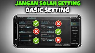 Basic Setting Pubg Mobile | Settingan Dasar Pubg Mobile Terbaru Untuk Pemula | PUBG MOBILE 3.5