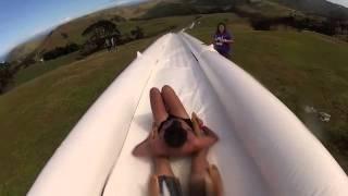 OMG Tech ride the worlds biggest & longest waterslide