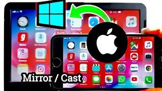 How to AirPlay/Mirror your iPhone(IOS) to any Windows 7/8/10 PC for FREE (NO JAILBREAK)