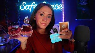 ASMR / Perfume Shop (smell testing perfumes)