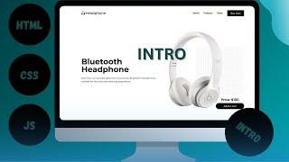 Responsive Website Using HTML CSS & JavaScript With Source Code | Headphones Website