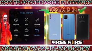 HOW TO CHANGE VOICE IN SAMSUNG  | Raistar jaisa voice change kaise kare | how to change voice in #ff
