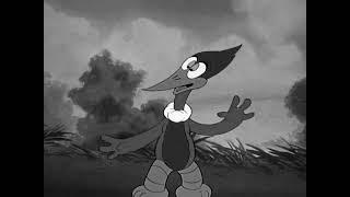 Woody Woodpecker / The Cracked Nut (1941/1940's-50's) - [16mm Sound Reconstruction] B&W version